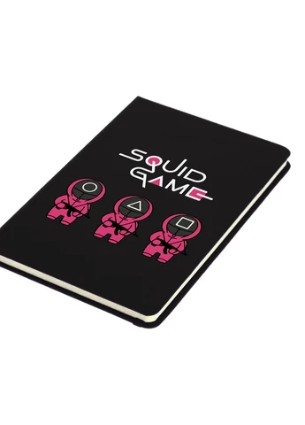 Блокнот А5 Гра в кальмара (Squid Game) Чорний (92228-3376-BK) MobiPrint (257322816)