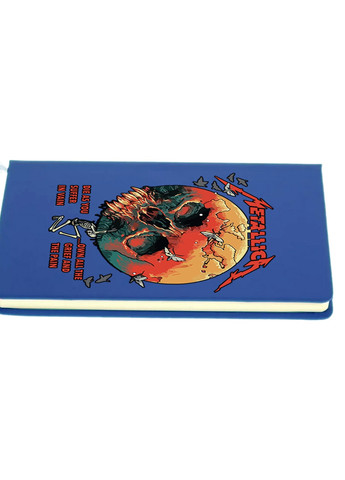 Блокнот А5 Металлика (Metallica) Светло-голубой (92228-2982-SK) MobiPrint (257321958)