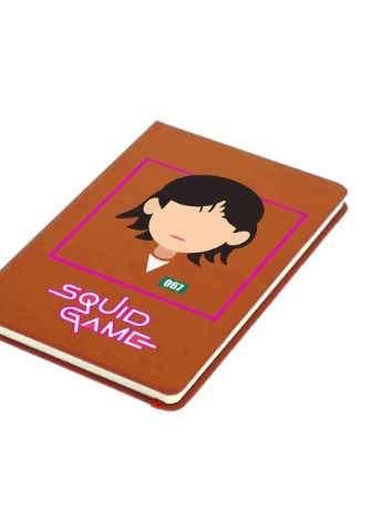 Блокнот А5 Чонхойон–Кан Сае-беок Игра в кальмара (Squid Game) Оранжевый (92228-3355-OG) MobiPrint (257327076)