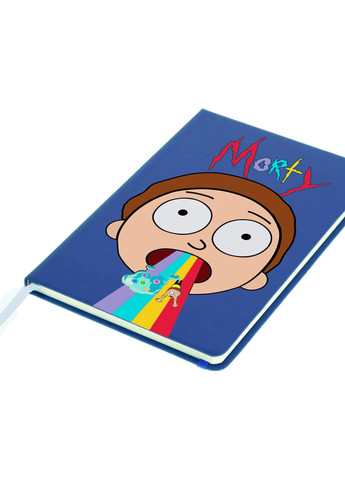 Блокнот А5 Рік Санчез та Морті Сміт Рік та Морті (Rick and Morty) Світло-блакитний (92228-2946-SK) MobiPrint (257328339)