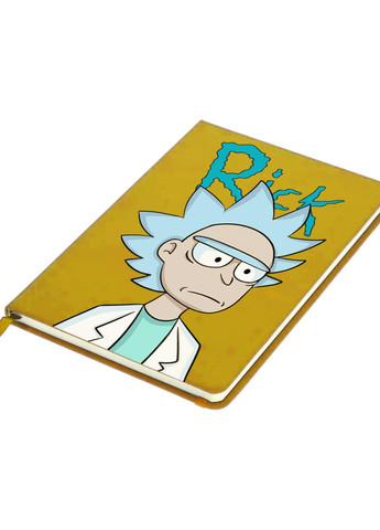Блокнот А5 Рік Санчез Рік та Морті (Rick Sanchez Rick and Morty) Жовтий (92228-2929-SY) MobiPrint (257324271)