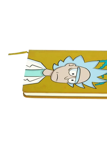 Блокнот А5 Рік Санчез Рік та Морті (Rick Sanchez Rick and Morty) Жовтий (92228-2929-SY) MobiPrint (257324271)