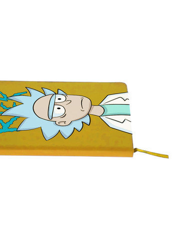 Блокнот А5 Рік Санчез Рік та Морті (Rick Sanchez Rick and Morty) Жовтий (92228-2929-SY) MobiPrint (257324271)