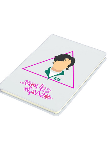 Блокнот А5 Ли Чжунг-Чжае эс Сонг ги–хун Игра в кальмара (Squid Game) Белый (92228-3356-WT) MobiPrint (257328722)
