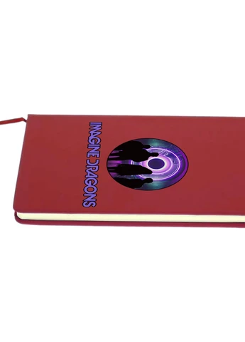 Блокнот А5 Імеджин Драгонс (Imagine Dragons) Червоний (92228-2979-RD) MobiPrint (257324786)