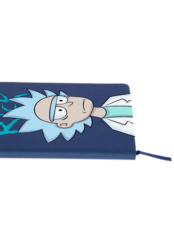Блокнот А5 Рік Санчез Рік та Морті (Rick Sanchez Rick and Morty) Темно-синій (92228-2929-NB) MobiPrint (257328034)
