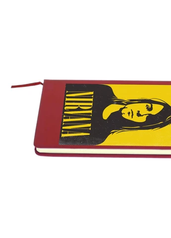 Блокнот А5 Курт Кобейн Нірвана (Kurt Cobain Nirvana) Червоний (92228-2970-RD) MobiPrint (257328976)