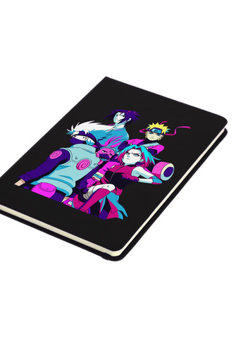 Блокнот А5 Наруто (Naruto) Черный (92228-3335-BK) MobiPrint (257324471)