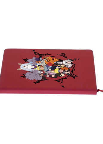 Блокнот А5 Наруто (Naruto) Червоний (92228-3334-RD) MobiPrint (257326974)