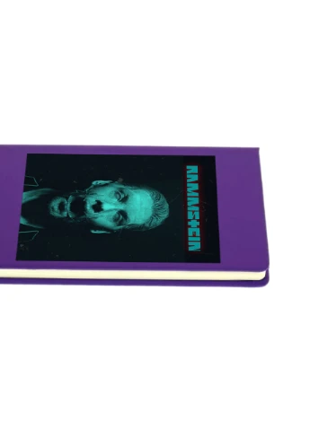Блокнот А5 Рамштайн (Rammstein) Фіолетовий (92228-2974-PU) MobiPrint (257322647)