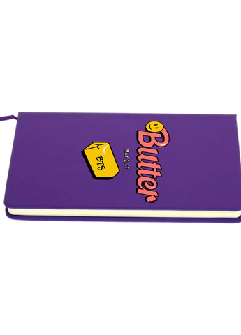 Блокнот А5 Butter БТС (BTS) Фиолетовый (92228-3257-PU) MobiPrint (257327473)