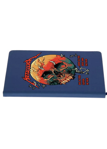 Блокнот А5 Металіка (Metallica) Темно-синій (92228-2982-NB) MobiPrint (257322360)