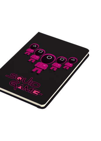Блокнот А5 Солдаты Игра в кальмара (Squid Game) Черный (92228-3357-BK) MobiPrint (257323071)