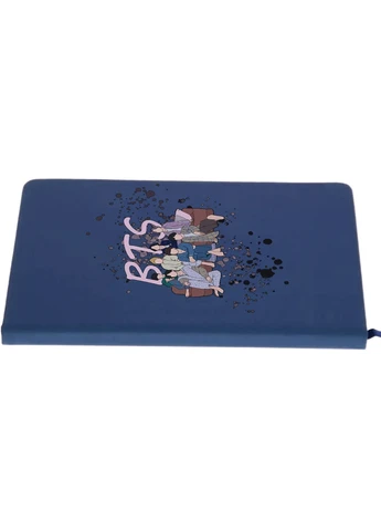 Блокнот А5 БТС (BTS) Темно-синій (92228-3256-NB) MobiPrint (257325456)