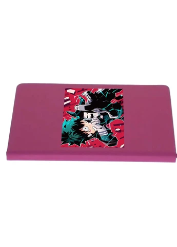 Блокнот А5 Изуку Мидория, Моя геройская академия (Midoriya Izuku, My Hero Academia) Малиновый (92228-3074-FU) MobiPrint (257327584)