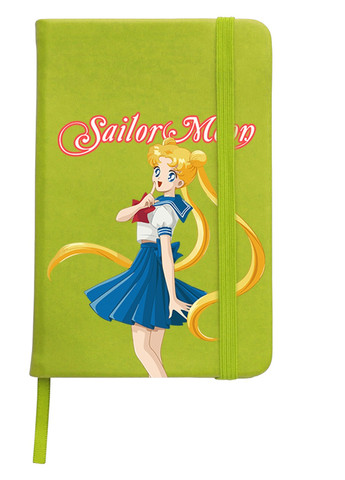 Блокнот А5 Сейлор Мун (Sailor Moon) Салатовый (92228-2928-LM) MobiPrint (257327727)