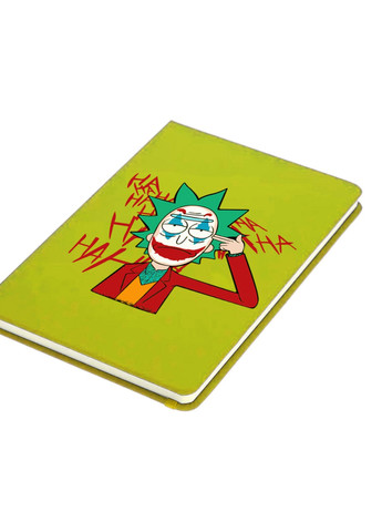 Блокнот А5 Рік Санчез Рік та Морті (Rick Sanchez Rick and Morty) Салатовий (92228-2932-LM) MobiPrint (257325285)