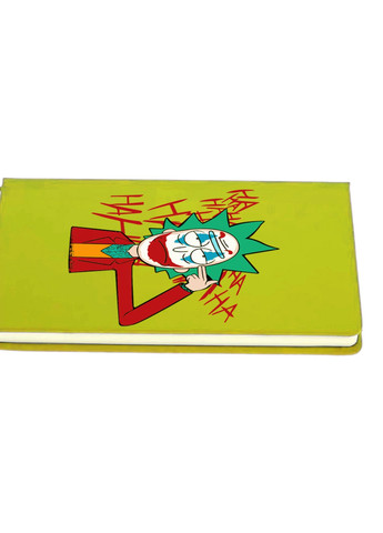 Блокнот А5 Рік Санчез Рік та Морті (Rick Sanchez Rick and Morty) Салатовий (92228-2932-LM) MobiPrint (257325285)