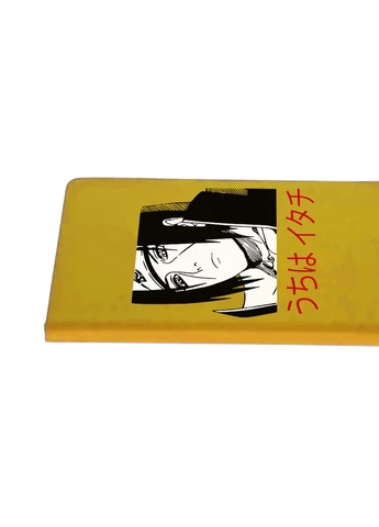 Блокнот А5 Итачи Учиха (Itachi Uchiha) Желтый (92228-3343-SY) MobiPrint (257324026)