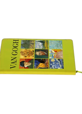 Блокнот А5 Винсент Ван Гог Картины (Vincent van Gogh) Салатовый (92228-2960-LM) MobiPrint (257324914)