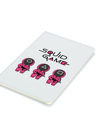 Блокнот А5 Игра в кальмара (Squid Game) Белый (92228-3376-WT) MobiPrint (257323303)