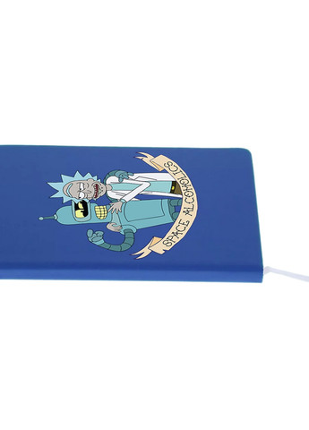 Блокнот А5 Рік Санчез Рік та Морті (Rick Sanchez Rick and Morty) Світло-блакитний (92228-2943-SK) MobiPrint (257324465)