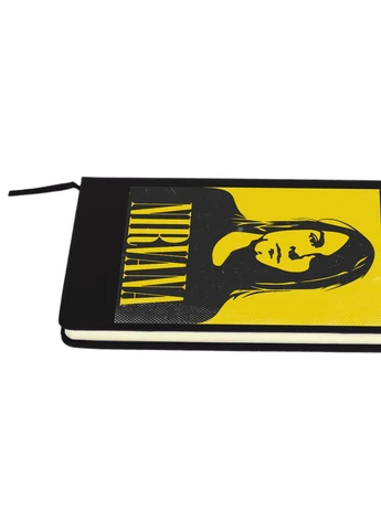 Блокнот А5 Курт Кобейн Нірвана (Kurt Cobain Nirvana) Чорний (92228-2970-BK) MobiPrint (257322158)