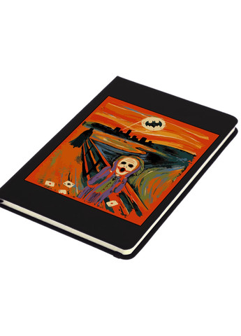 Блокнот А5 Вінсент Ван Гог Крик Едварда Мунка (Vincent van Gogh) Чорний (92228-2966-BK) MobiPrint (257322005)