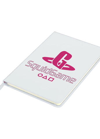 Блокнот А5 Гра в кальмара (PlayStation Squid Game) Білий (92228-3370-WT) MobiPrint (257321466)