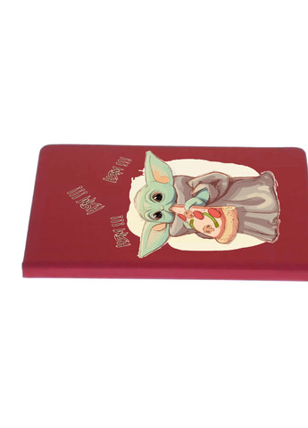 Блокнот А5 Грогу піца(Grogu Baby Yoda) Червоний (92228-3519-RD) MobiPrint (257325645)