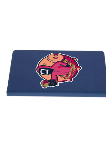 Блокнот А5 Гра в кальмара (Squid Game) Темно-синій (92228-3458-NB) MobiPrint (257321496)