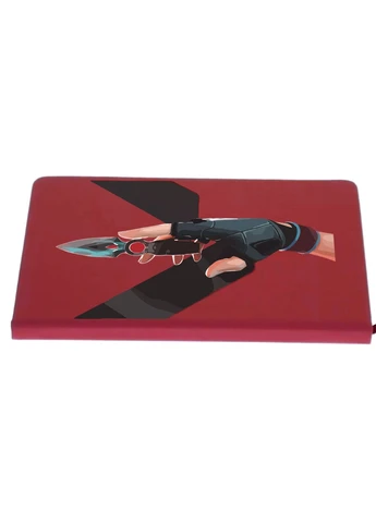 Блокнот А5 Валорант Джетт рука-лого (Valorant Jett) Червоний (92228-3537-RD) MobiPrint (257321778)