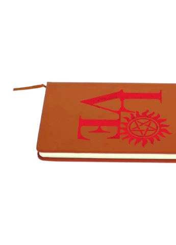 Блокнот А5 Надприродне (Supernatural) Помаранчевий (92228-3432-OG) MobiPrint (257325741)
