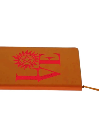 Блокнот А5 Надприродне (Supernatural) Помаранчевий (92228-3432-OG) MobiPrint (257325741)