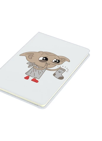 Блокнот А5 Добби Гарри Поттер (Dobby Harry Potter) Белый (92228-3430-WT) MobiPrint (257324464)