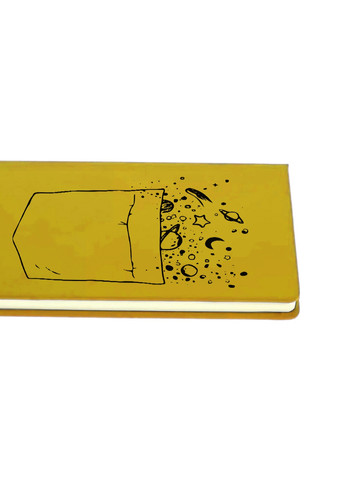Блокнот А5 Космос в кармане (Space in Pocket) Желтый (92228-3426-SY) MobiPrint (257328930)