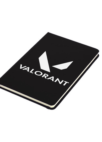 Блокнот А5 Валорант лого(Valorant logo) Чорний (92228-3539-BK) MobiPrint (257324074)