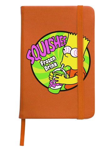 Блокнот А5 Барт Симпсон (Bart The Simpsons) Оранжевый (92228-3410-OG) MobiPrint (257321946)