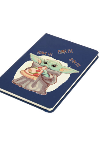 Блокнот А5 Грогу пицца(Grogu Baby Yoda) Темно-синий (92228-3519-NB) MobiPrint (257323178)