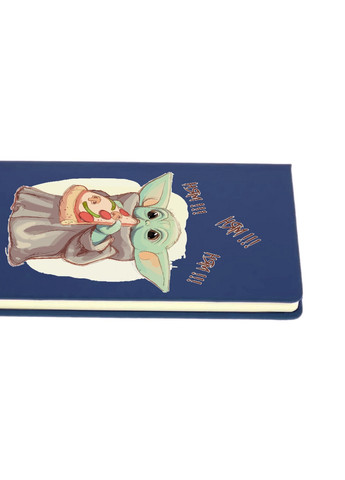 Блокнот А5 Грогу пицца(Grogu Baby Yoda) Темно-синий (92228-3519-NB) MobiPrint (257323178)