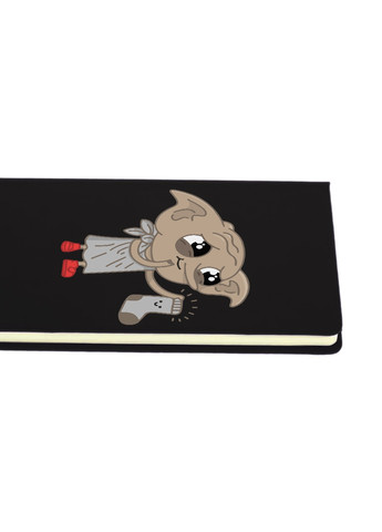 Блокнот А5 Доббі Гаррі Поттер (Dobby Harry Potter) Чорний (92228-3430-BK) MobiPrint (257325337)