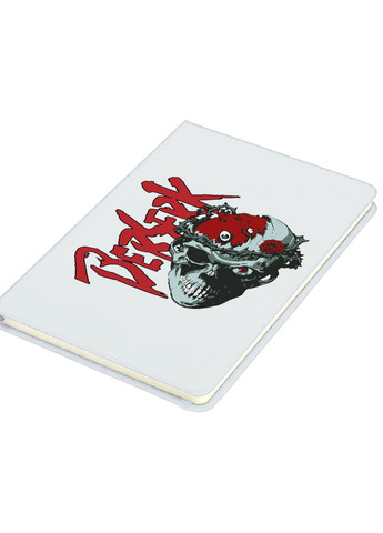 Блокнот А5 Берсерк Лицар-Череп (Berserk) Білий (92228-3486-WT) MobiPrint (257327513)