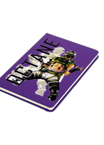 Блокнот А5 Апекс леджендс Октейн с лого(Octane Apex Legends) Фиолетовый (92228-3498-PU) MobiPrint (257323390)