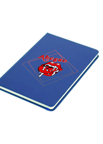 Блокнот А5 Ахэгао губы-лого(Ahegao girl) Светло-голубой (92228-3503-SK) MobiPrint (257321657)