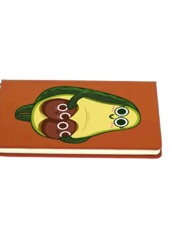Блокнот А5 Авокадо (Avocado Mamacado) Оранжевый (92228-3471-OG) MobiPrint (257322819)