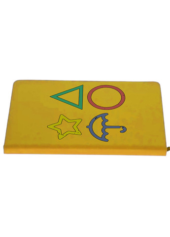 Блокнот А5 Гра в кальмара (Squid Game) Жовтий (92228-3456-SY) MobiPrint (257321574)