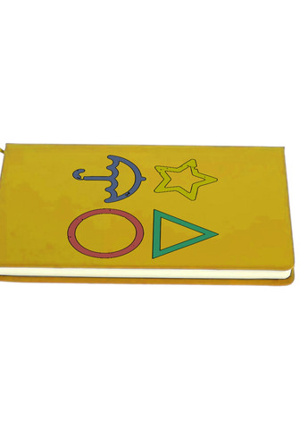 Блокнот А5 Гра в кальмара (Squid Game) Жовтий (92228-3456-SY) MobiPrint (257321574)