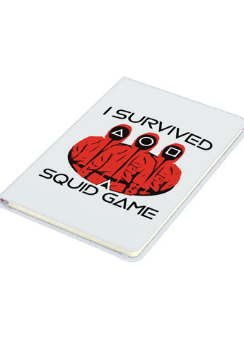 Блокнот А5 Солдати Гра в кальмара (Squid Game) Білий (92228-3384-WT) MobiPrint (257324099)