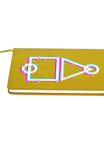 Блокнот А5 Ігрове поле Гра в кальмара (Squid Game) Жовтий (92228-3450-SY) MobiPrint (257325344)