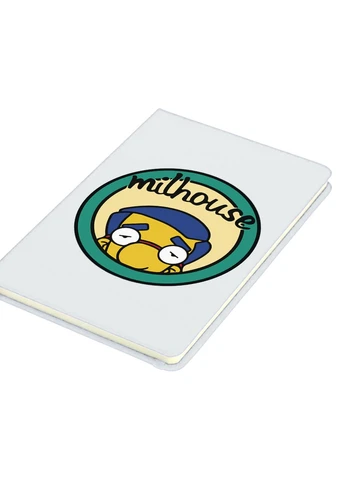 Блокнот А5 Милхаус Ван Хутен Симпсоны (Milhouse The Simpsons) Белый (92228-3464-WT) MobiPrint (257324777)